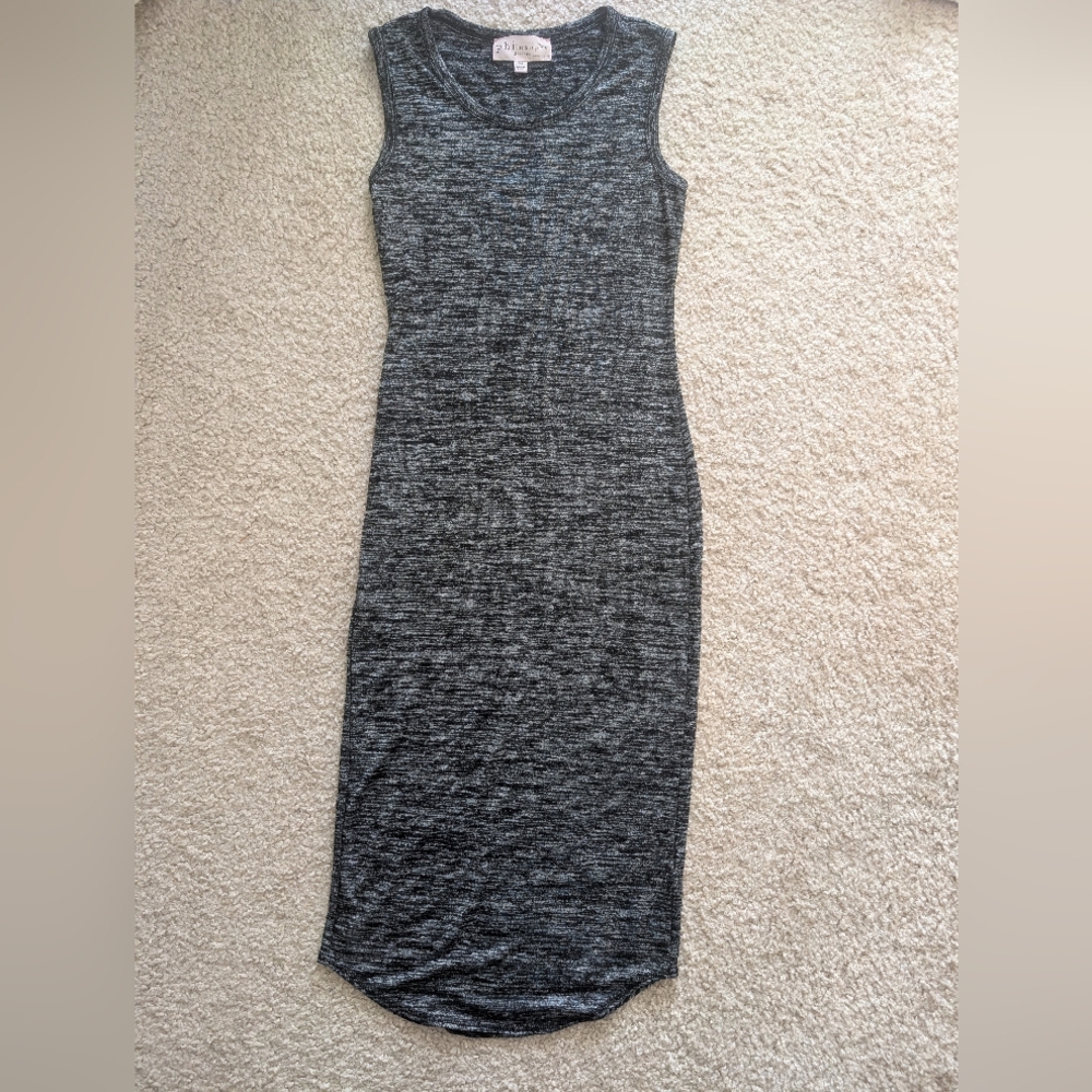 Philosophy Bodycon Dress Charcoal Size XS